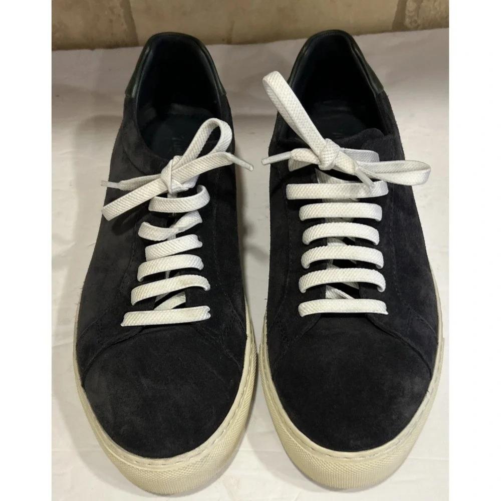 Milwaukee Boot Co Falk Leather Suede Lace Sneaker 20507-415 Black Men's Sz. 9.5M